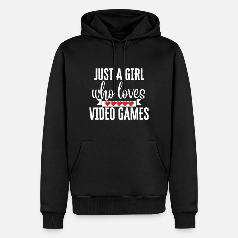 Anime et jeux vidéo - Sweat à capuche Premium bio Homme - noir
