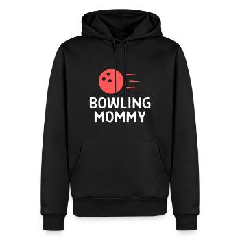 Bowling Dictons Bowling Bowler Skittles Cadeau - Sweat à capuche Premium bio Homme - noir - Devant - Nico (187cm)