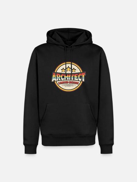 Architect - Men’s Premium Organic Hoodie - black