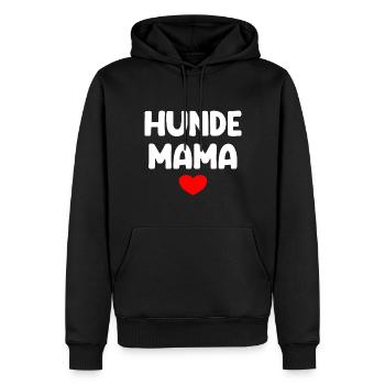 Hunde Mama - Männer Premium Bio Hoodie - Schwarz - Vorne - Nico (187cm)