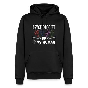 Schulpsychologe Schulpsychologie Psychologie - Männer Premium Bio Hoodie - Schwarz - Vorne - Nico (187cm)