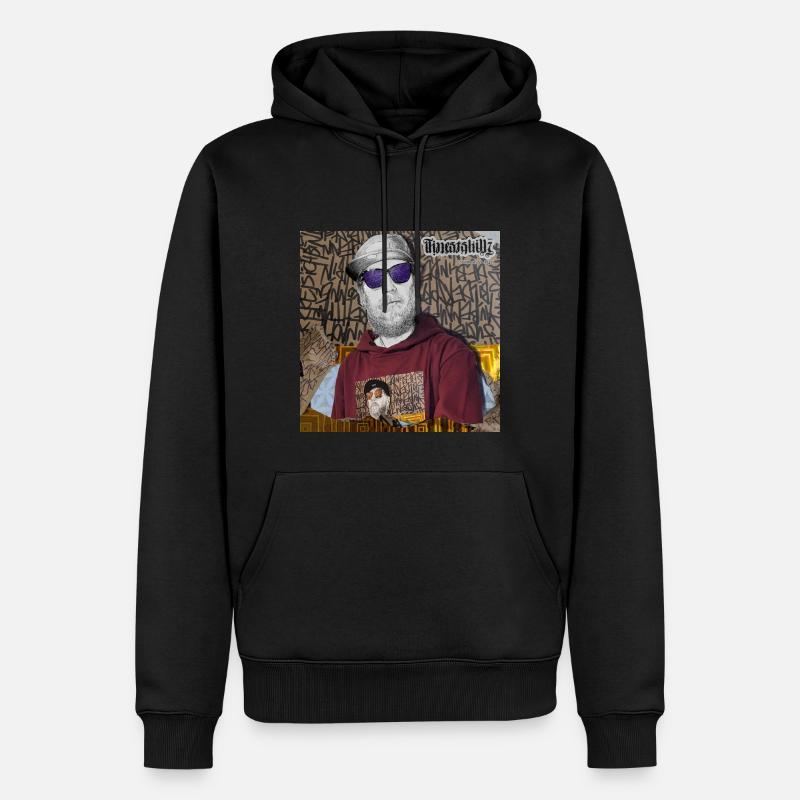 Rapcollection FS Stimmen der Angst - Männer Premium Bio Hoodie - Schwarz