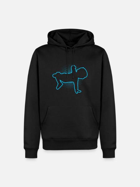 Breakdance Junge Breakdancer Tanzen - Männer Premium Bio Hoodie - Schwarz