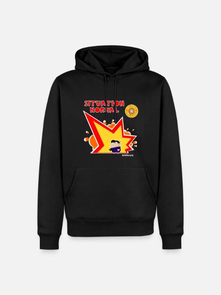 Situation Normal: afu - Men’s Premium Organic Hoodie - black