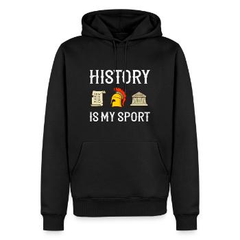 Geschichte Lehrer Lektion Professor Historiker - Männer Premium Bio Hoodie - Schwarz - Vorne - Nico (187cm)