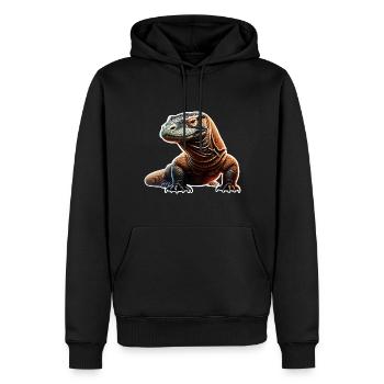 Komodo Dragon - Männer Premium Bio Hoodie - Schwarz - Vorne - Nico (187cm)