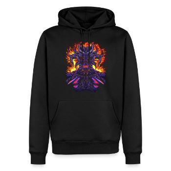 Demon from hell - Men’s Premium Organic Hoodie - black - Front - Nico (187cm)