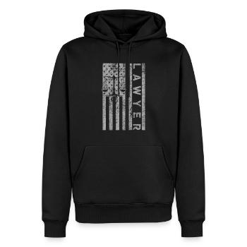 Lawyer Lawyer Legal Advice Law - Men’s Premium Organic Hoodie - black - Front - Nico (187cm)