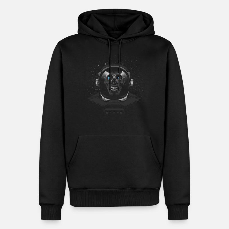 Astronaute zombie - Sweat à capuche Premium bio Homme - noir