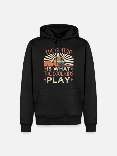 Funny guitar saying - Men’s Premium Organic Hoodie - black