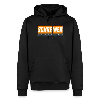 Schreiner T-Shirt - Männer Premium Bio Hoodie - Schwarz - Vorne - Nico (187cm)