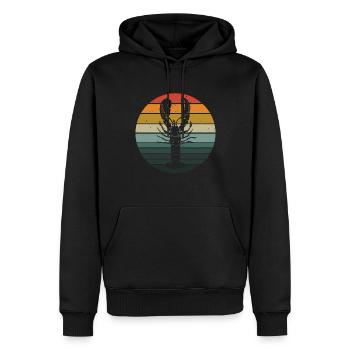 Schrimp Meeresfrüchte Schalentiere Krebs - Männer Premium Bio Hoodie - Schwarz - Vorne - Nico (187cm)