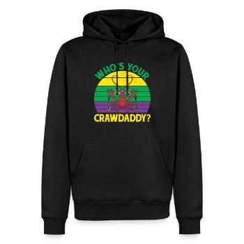 Who is your crab daddy? Seafood - Men’s Premium Organic Hoodie - black - Front - Nico (187cm)