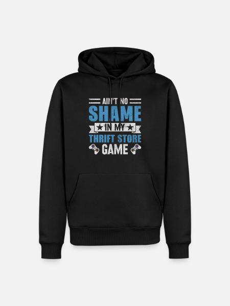 Second-Hand Goods Games Nerd - Men’s Premium Organic Hoodie - black