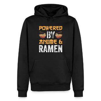 Ramen Nudeln Anime Japanisch Essen Lecker - Männer Premium Bio Hoodie - Schwarz - Vorne - Nico (187cm)