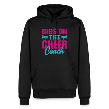 Cheerleader Trainerin Pom Poms schwingen - Männer Premium Bio Hoodie - Schwarz - Vorne - Nico (187cm)