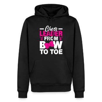 Cheerleaders from head to toe - Men’s Premium Organic Hoodie - black - Front - Nico (187cm)