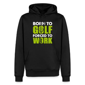 Golf Golf Terrain de golf Golf Ball Golf Club - Sweat à capuche Premium bio Homme - noir - Devant - Nico (187cm)