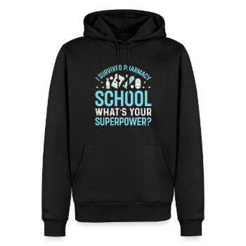 Apotheker Apothekerin Medizin Tabletten Pillen - Männer Premium Bio Hoodie - Schwarz - Vorne - Nico (187cm)