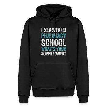 Apotheker Apothekerin Medizin Tabletten Pillen - Männer Premium Bio Hoodie - Schwarz - Vorne - Nico (187cm)