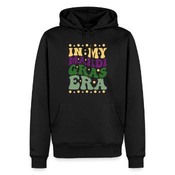 Fête du Mardi Gras Carnaval Carnaval - Sweat à capuche Premium bio Homme - noir - Devant - Nico (187cm)