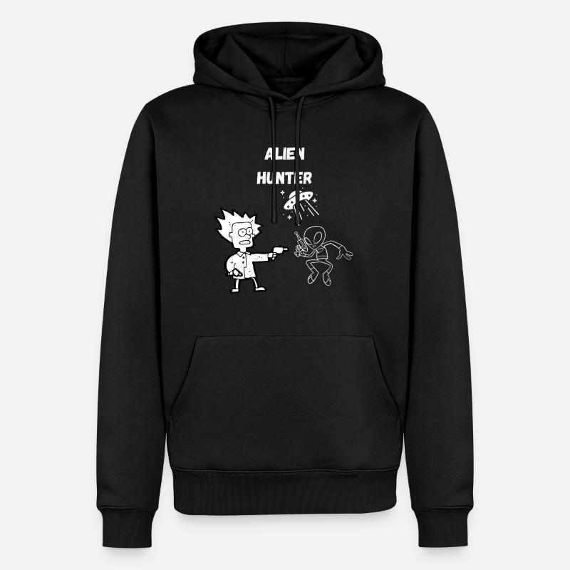 Chasseur d’extraterrestres 2.0 - Sweat à capuche Premium bio Homme - noir