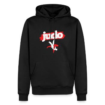 Japanischer Kampfsport Judo - Männer Premium Bio Hoodie - Schwarz - Vorne - Nico (187cm)