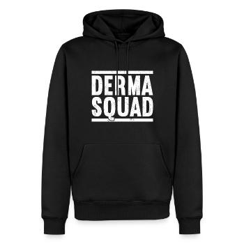 Dermatologie Dermatologe - Männer Premium Bio Hoodie - Schwarz - Vorne - Nico (187cm)