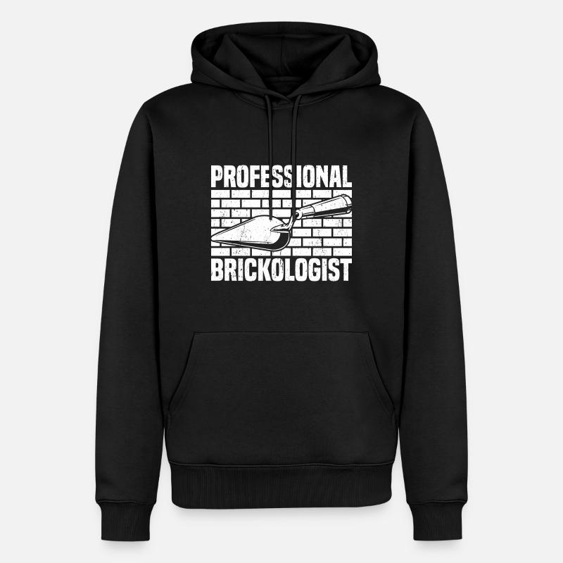 Briqueteur Maçon - Sweat à capuche Premium bio Homme - noir