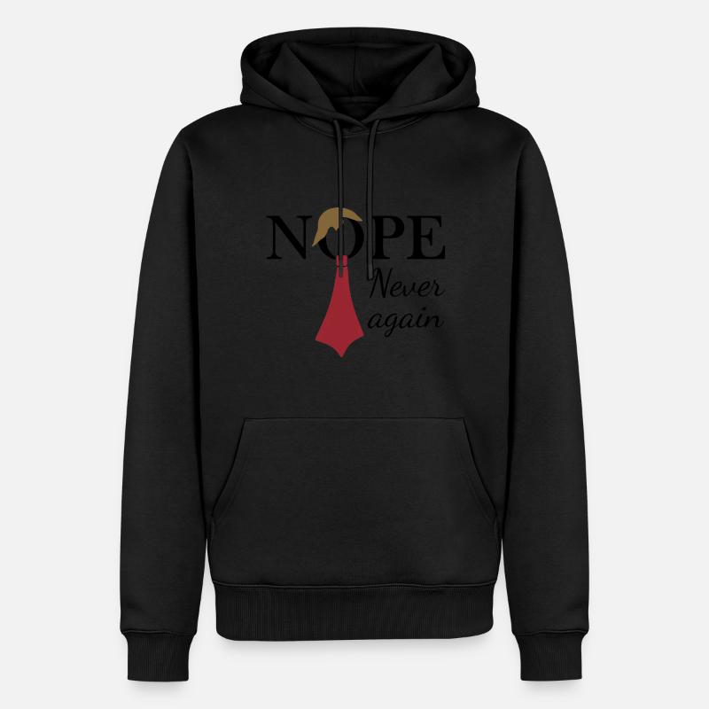 Non. Plus jamais - Sweat à capuche Premium bio Homme - undefined