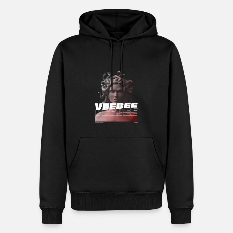 Véedusa - Sweat à capuche Premium bio Homme - noir