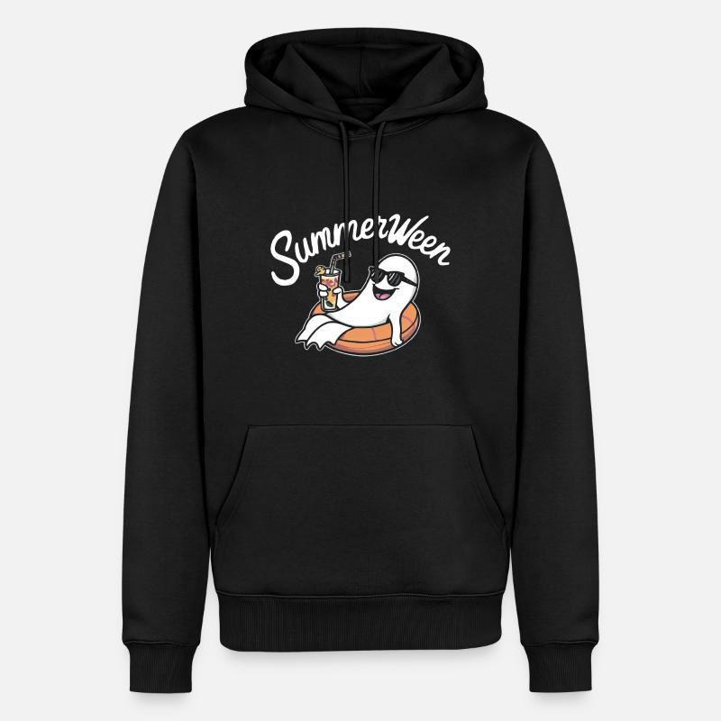 Fantôme d’été - Sweat à capuche Premium bio Homme - noir