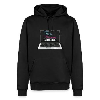 Programmierer Programmieren Computerentwickler Pc - Männer Premium Bio Hoodie - Schwarz - Vorne - Nico (187cm)