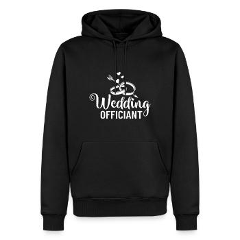 Trauungsleiter Eheoffizier Priester Pfarrer Ehe - Männer Premium Bio Hoodie - Schwarz - Vorne - Nico (187cm)