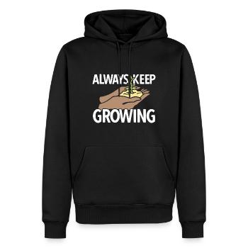 Landschaftsgärtner Hobbygärtner Gärtner - Männer Premium Bio Hoodie - Schwarz - Vorne - Nico (187cm)