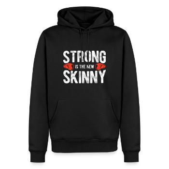Boxsport Boxing - Männer Premium Bio Hoodie - Schwarz - Vorne - Nico (187cm)