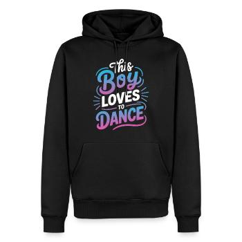 Tanzen Spruch Jungs Tanz Lustig Tanzen Geschenk - Männer Premium Bio Hoodie - Schwarz - Vorne - Nico (187cm)