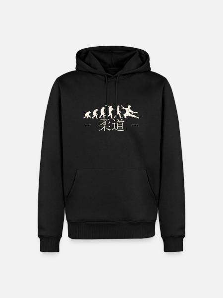 Karate evolution. martial arts. Gift Idea.Japan - Men’s Premium Organic Hoodie - black