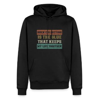 Geologiestudent Geologe Geologie Student - Männer Premium Bio Hoodie - Schwarz - Vorne - Nico (187cm)