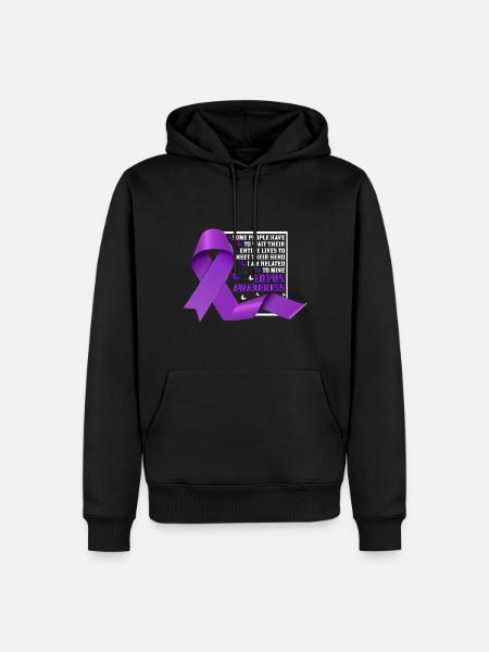 Lupus Awareness Month - Men’s Premium Organic Hoodie - black