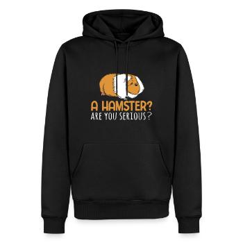 Nagetier Meerschwein Meerschweinchen - Männer Premium Bio Hoodie - Schwarz - Vorne - Nico (187cm)
