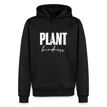 Plant Kindness Cool Plant Lover Environmentalist - Männer Premium Bio Hoodie - Schwarz - Vorne - Nico (187cm)