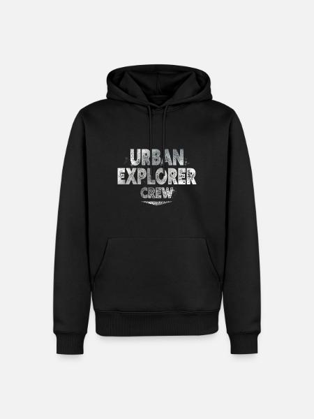 Urban Explorer - Men’s Premium Organic Hoodie - black