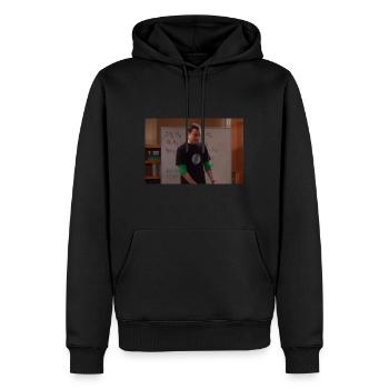 Blitzsymbol Chemie Shirt - Männer Premium Bio Hoodie - Schwarz - Vorne - Nico (187cm)