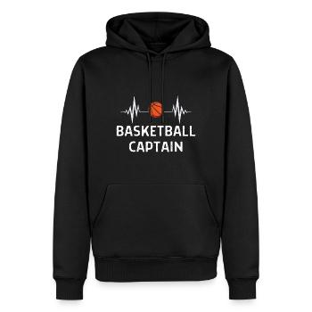 Basketball Spieler Basketballer Sprüche Geschenk - Männer Premium Bio Hoodie - Schwarz - Vorne - Nico (187cm)