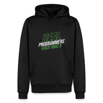 Software Ingenieur Informatiker Programmierer - Männer Premium Bio Hoodie - Schwarz - Vorne - Nico (187cm)