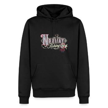 Norvège Fishing Fishing Tour 2025 (en anglais seulement) - Sweat à capuche Premium bio Homme - noir - Devant - Nico (187cm)