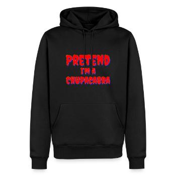 Faites semblant d’être un costume de Chupacabra - Sweat à capuche Premium bio Homme - noir - Devant - Nico (187cm)