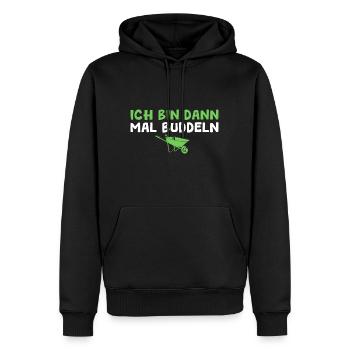 Gartenarbeit Schrebergarten Gärtnern Hobbygärtner - Männer Premium Bio Hoodie - Schwarz - Vorne - Nico (187cm)