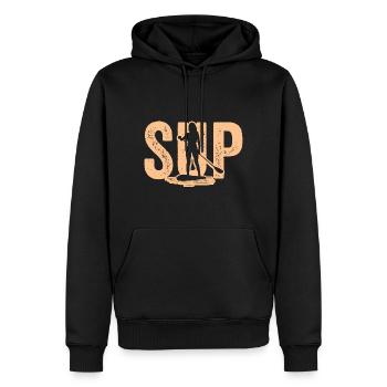 Sup Stand Up Paddling - Männer Premium Bio Hoodie - Schwarz - Vorne - Nico (187cm)